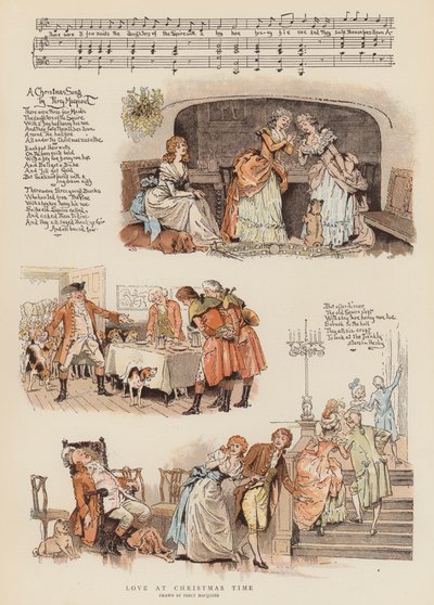 Love at Christmas Time by Percy Macquoid